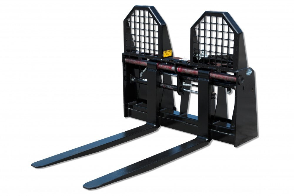 Blue Diamond Hydraulic Adjusting Pallet Fork — alternate fork frame and hydraulic adjustment configuration