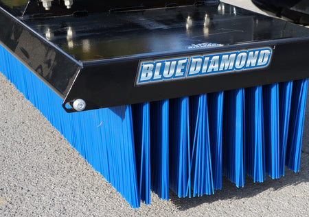 Blue Diamond Broom — Push Heavy Duty & Standard Duty — close-up of blue broom bristles
