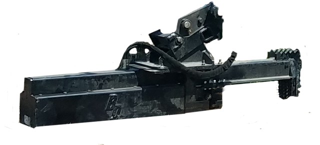 Blue Diamond Excavator Log Splitter — Heavy Duty — splitting a log