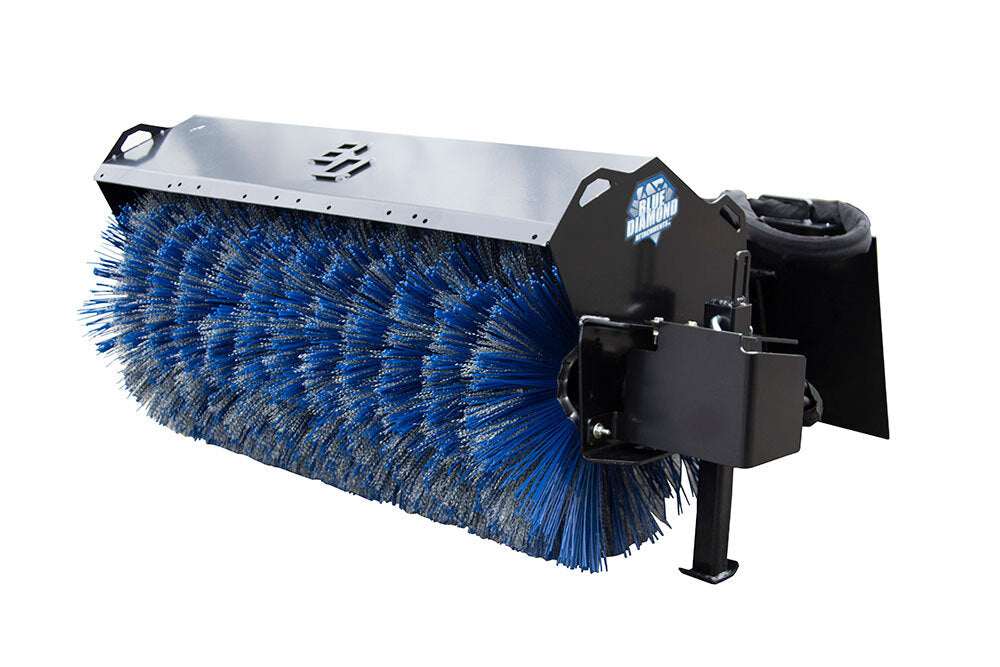 Blue Diamond Mini Broom — Rotary Angle — Heavy Duty Series 2