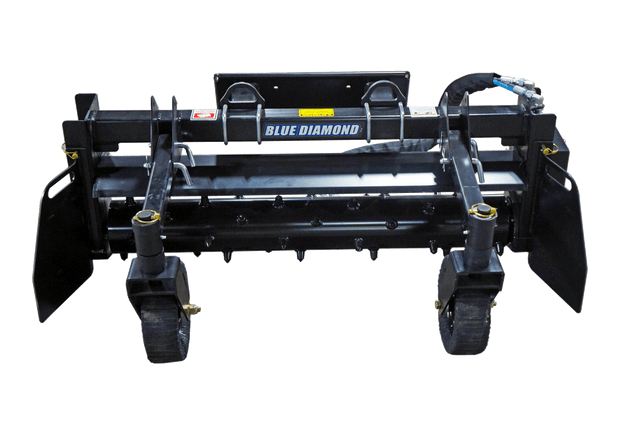 Blue Diamond 48 in. Power Rake — Mini — Standard Duty
