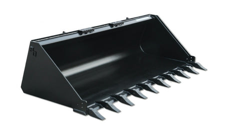 Blue Diamond Bucket — Utility 22"h X 34" Deep, Rolled Back. — bucket with tooth cutting edge