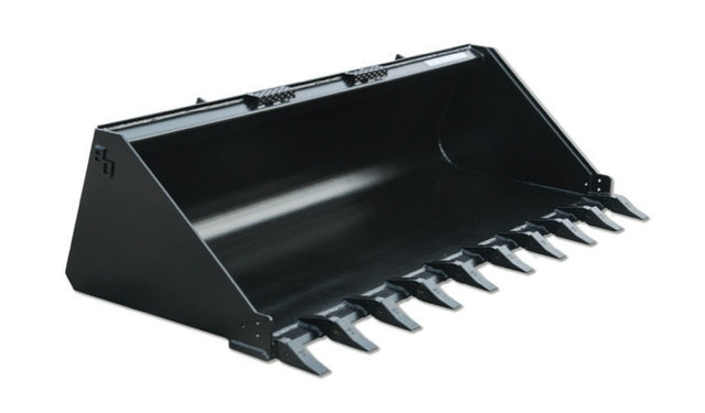 Blue Diamond Bucket — Utility 22"h X 34" Deep, Rolled Back. — bucket with tooth cutting edge
