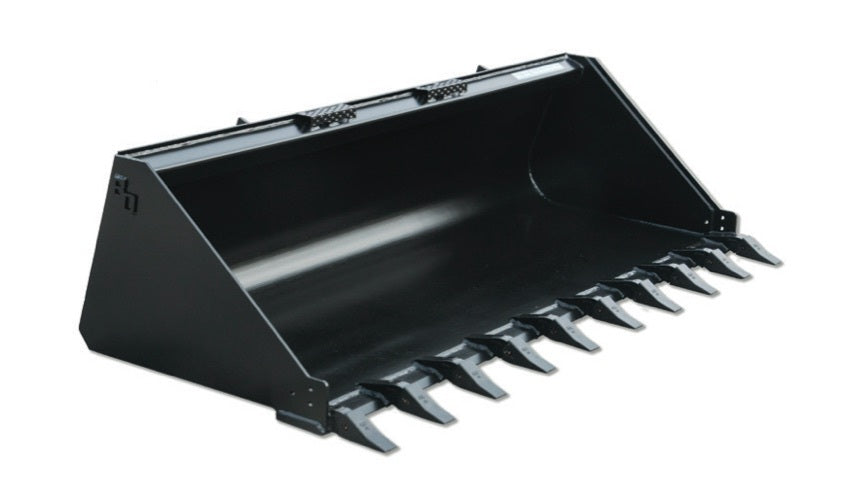 Blue Diamond Bucket — Utility 22"h X 34" Deep, Rolled Back. — bucket with tooth cutting edge
