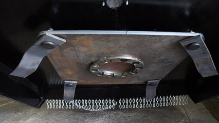Blue Diamond extreme duty open front brush cutter underside view