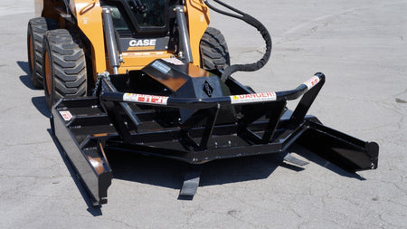 Blue Diamond extreme duty open front brush cutter side profile detail
