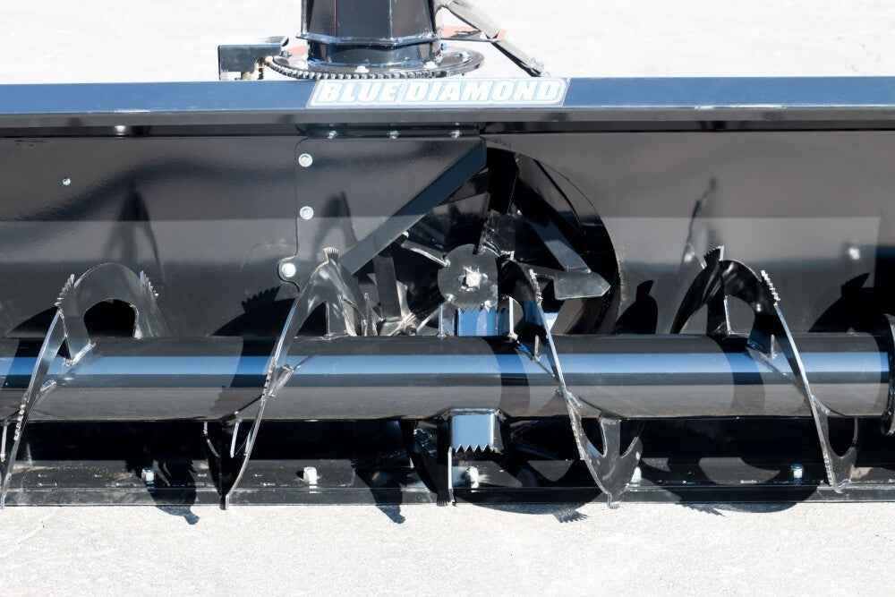 Blue Diamond Snow Blower — Extreme Duty — front auger and chute assembly