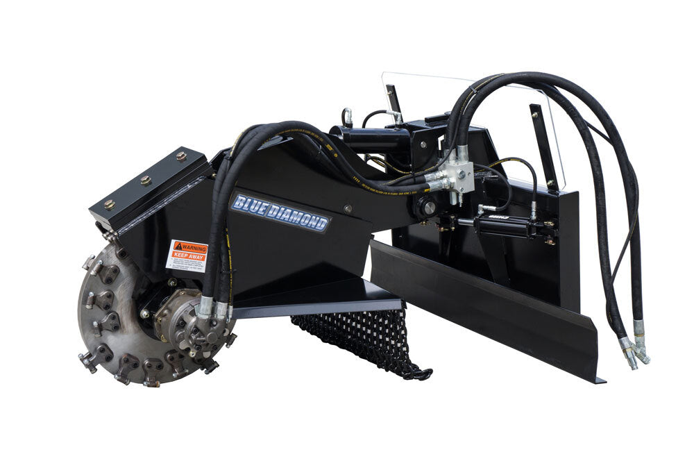 Blue Diamond Stump Grinder — Swing Arm