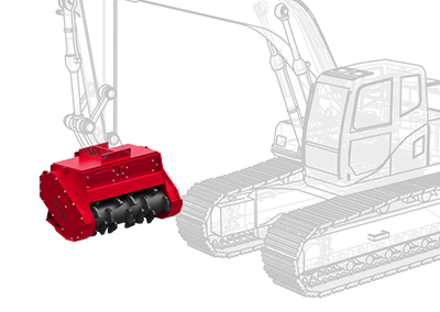 FECON BH200EXD-2 Bull Hog Excavator Mulching Head
