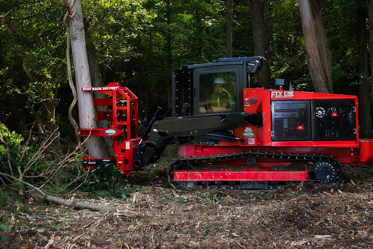 FECON FBSD1500SS Tree Shear in operation