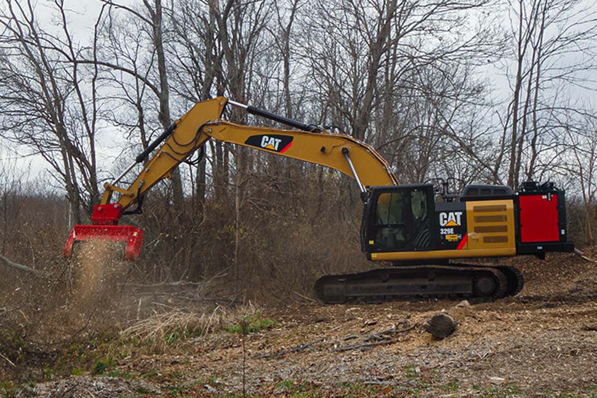 FECON BHP270 Excavator Hydraulic Power Pack in operation