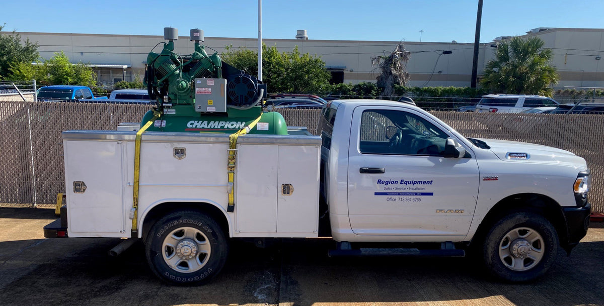 Region Equipment field service truck equipped for on-site support