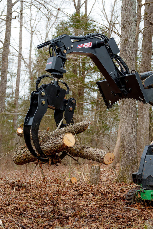 FECON Red Line LG57 Mini Skid Log Grapple
