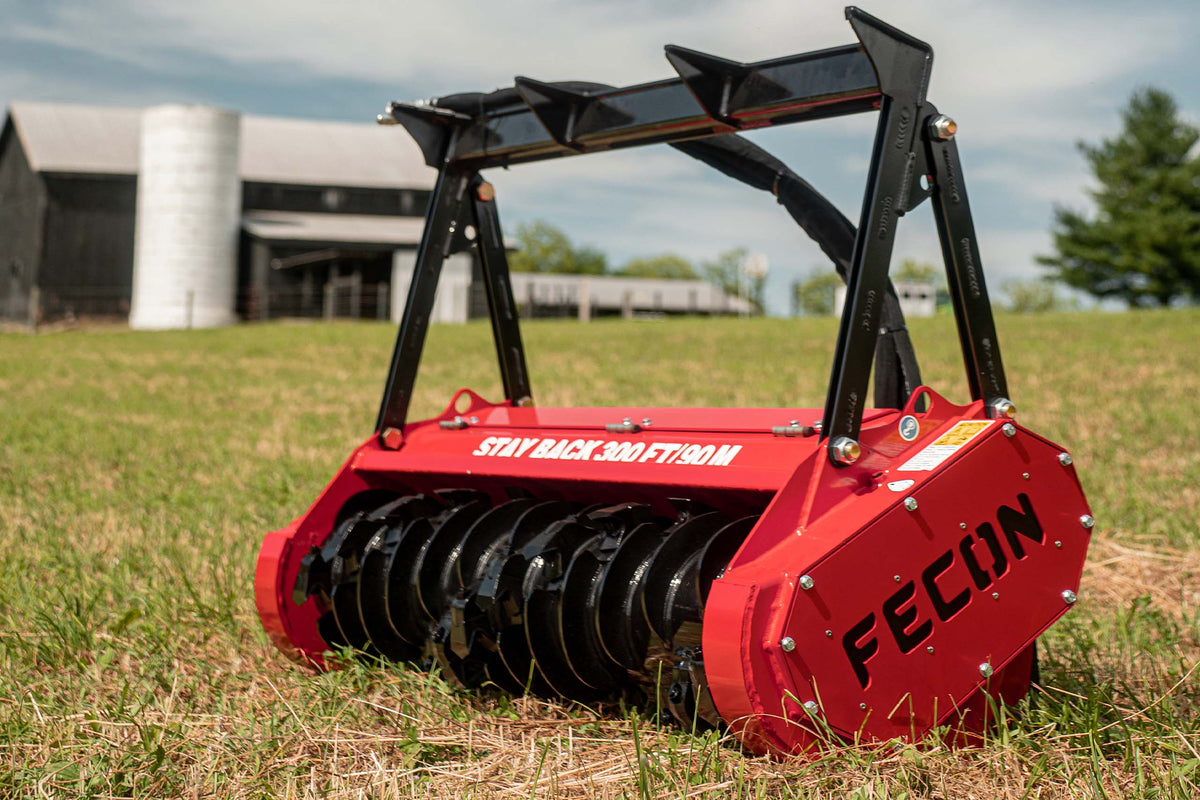 FECON RK6015 Bull Hog Standard Flow Mulching Head in operation