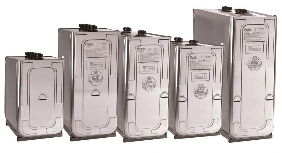 Roth bare double-wall tank range for Balcrank — capacity varies by selected model; pumps and reels sold separately