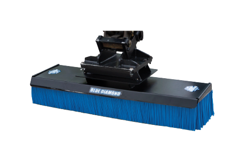 Blue Diamond Excavator Push Broom