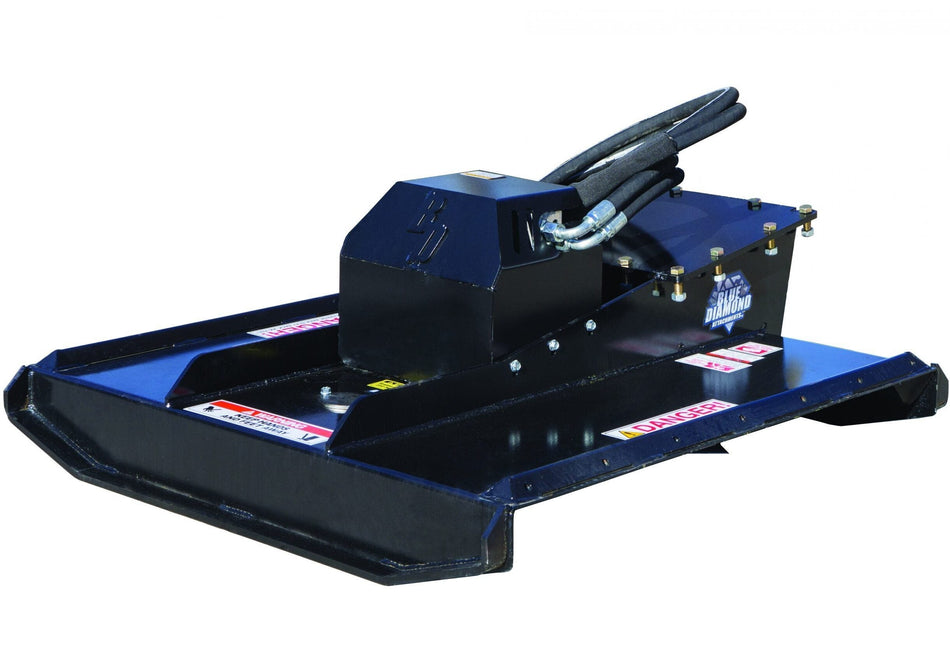 Blue Diamond heavy duty mini excavator brush cutter studio front view