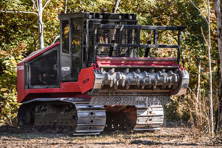 FECON RK8620-3 Bull Hog Large-Body Hydraulic Mulching Head in operation
