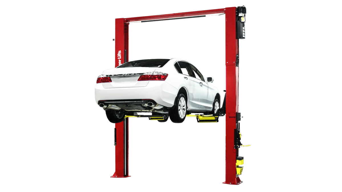 Challenger CL10A-XP9 9,000 lb drive-on pad two-post lift