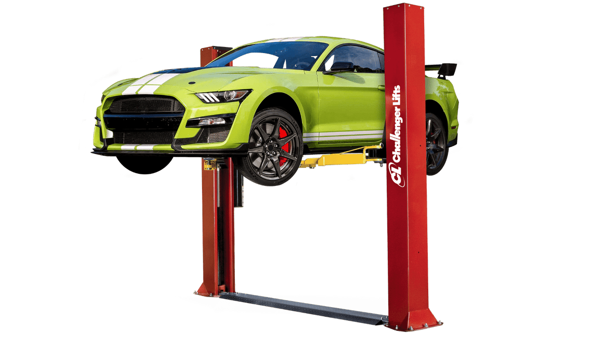 Challenger CLFP9 9,000 lb open-top two-post lift