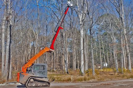 FECON TE26D Trim Ex Tree Saw in operation