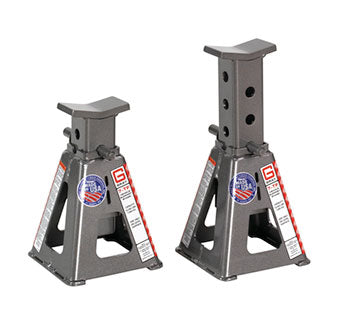 Gray 7-TF Vehicle Support Stands — 15,435 lb. per Stand (Pair)