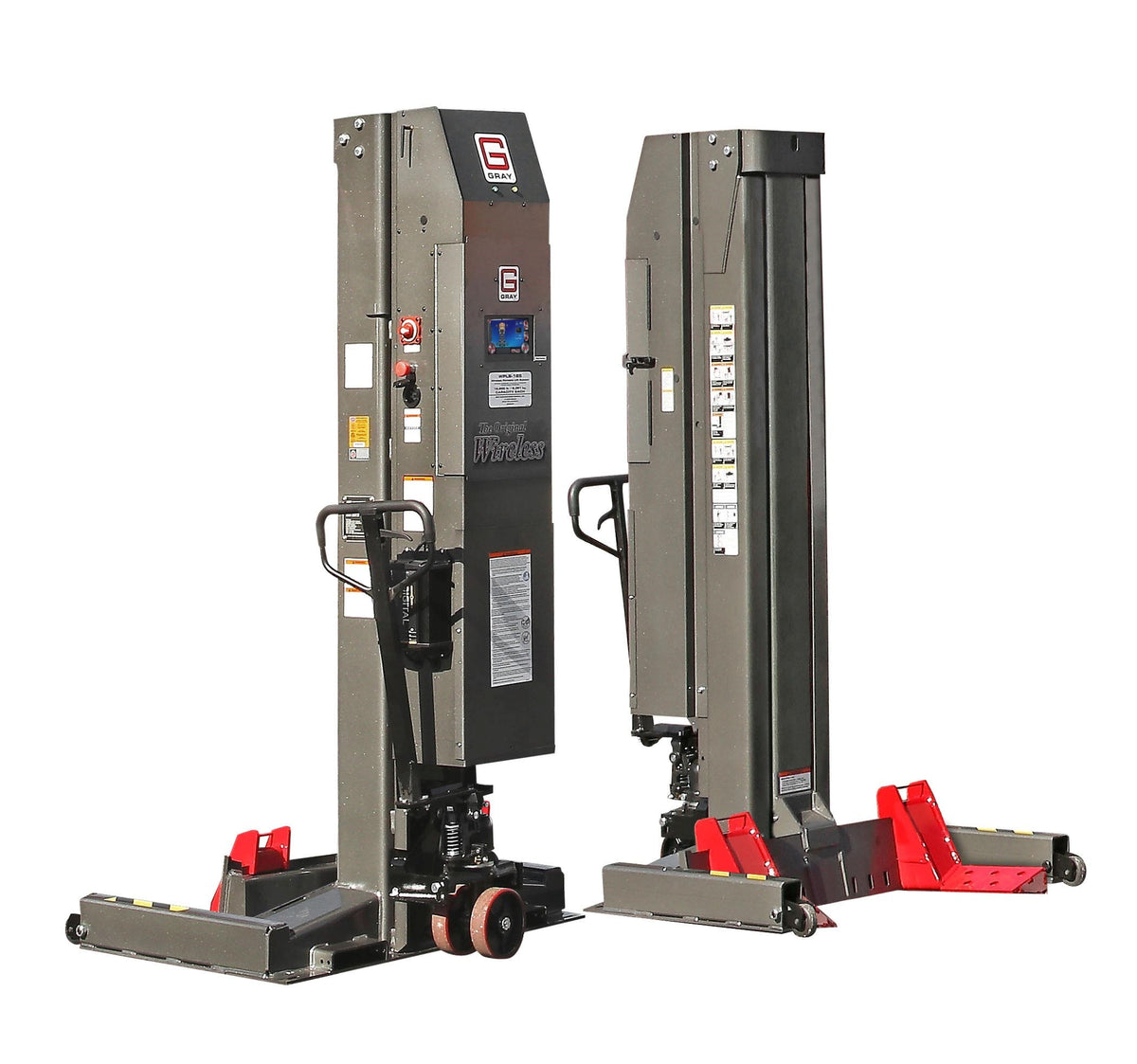 Gray WPLS-190W Wide-Base Mobile Column Lift — 19,000 lb. (Single Column)