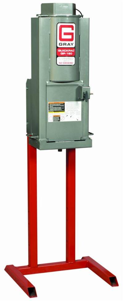 Gray QP-160 Heavy Duty Filter Crusher 16" chamber