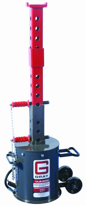 Gray TAJS-2000 20,000 lb. Truck Air Jack Stand