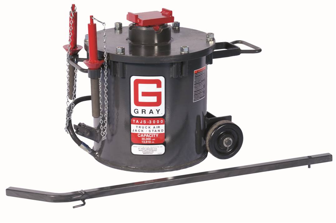 Gray TAJS-3000 30,000 lb. Truck Air Jack Stand