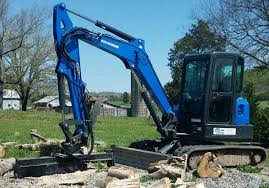 Blue Diamond Excavator Log Splitter — Heavy Duty — mounted on an excavator