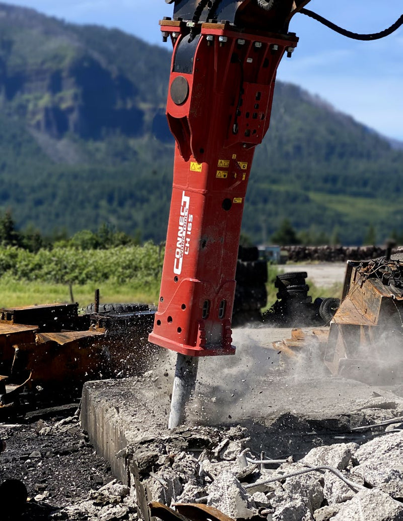 Site Work & Construction attachment in use