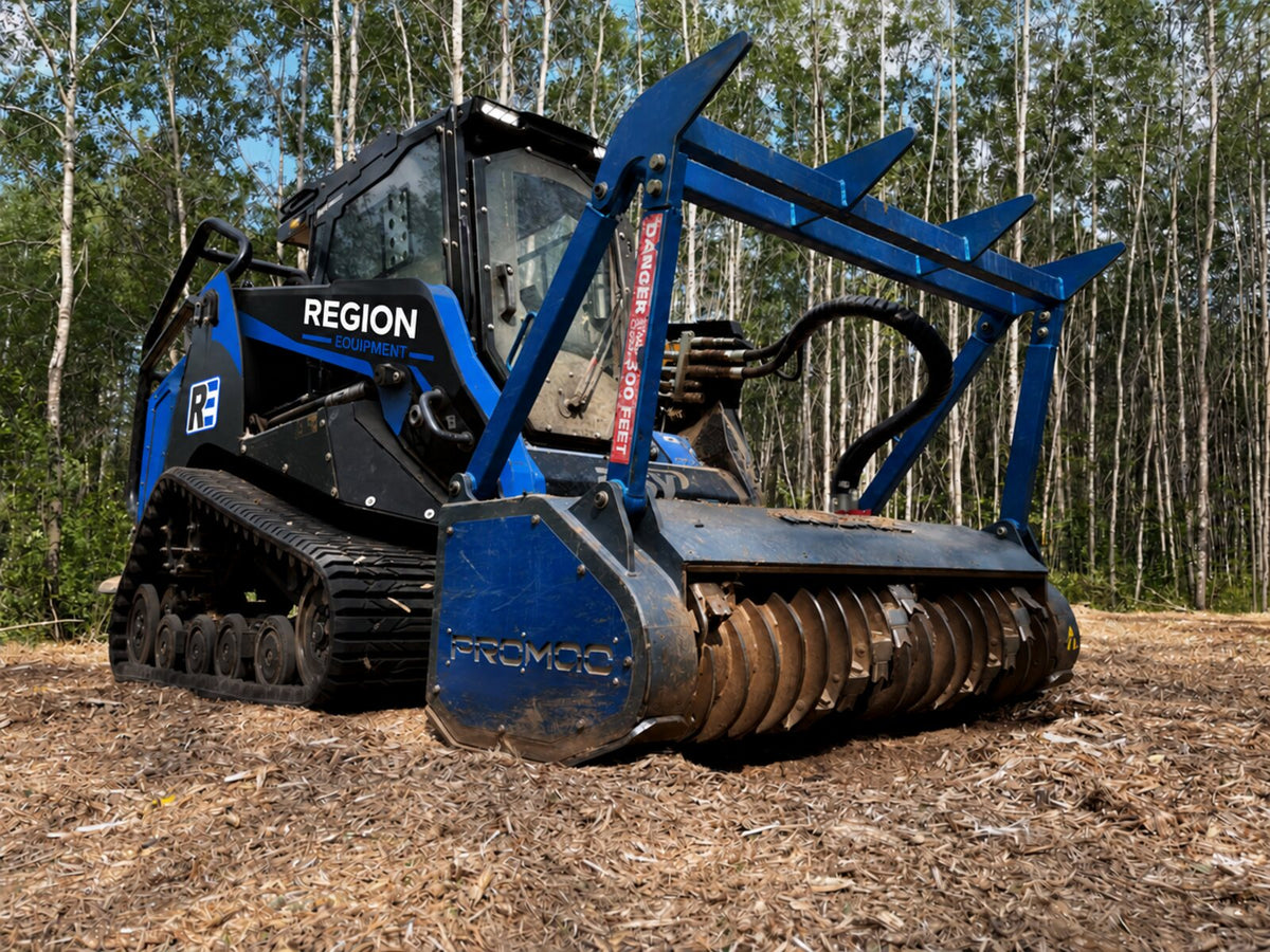 Region Equipment industrial machinery and attachments supplied, installed, and supported for contractors, dealerships, municipalities, and fleet operations