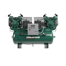 Champion commercial air compressor on transparent background