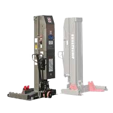 Gray Manufacturing wireless mobile column lift on transparent background